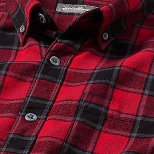 Eddie Bauer Men’s Favorite Flannel Shirt Slim